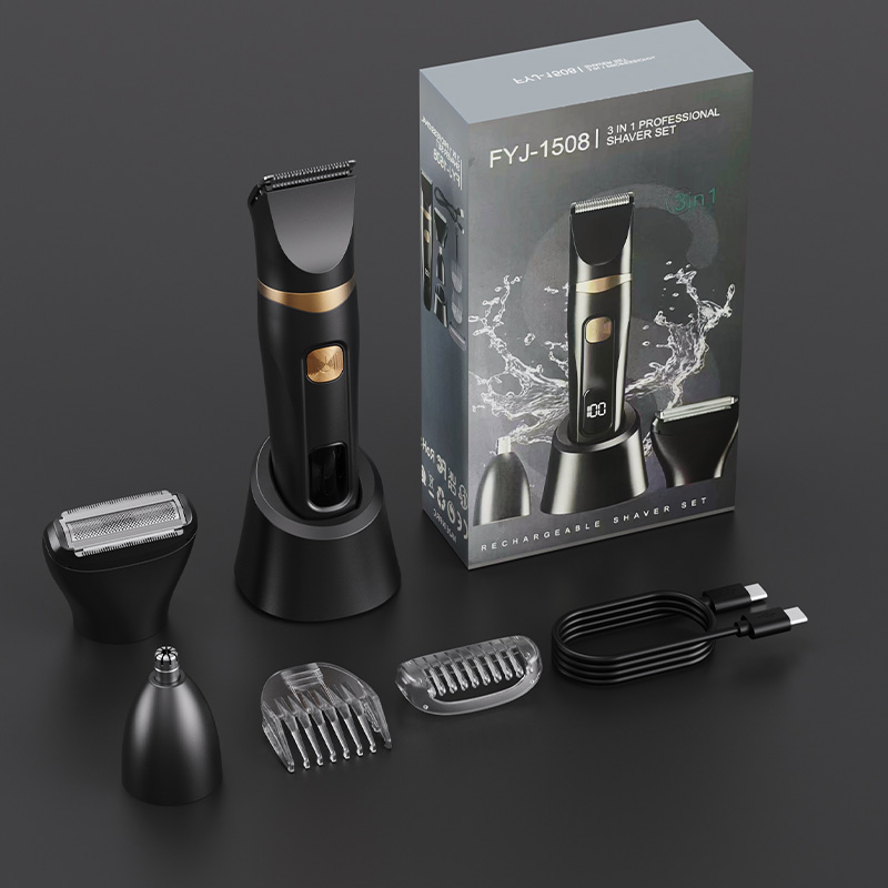 3‑Pcs Household Electric Groom - Mens Grooming Kit Gift review and price