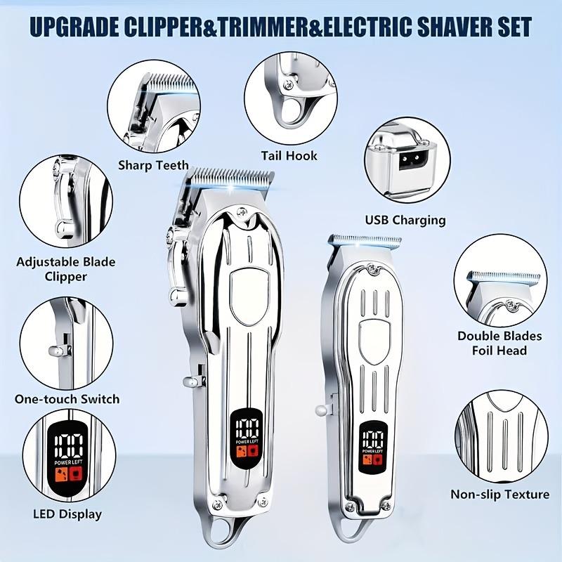 USB Rechargeable Hair Clipper  - Mens Grooming Kit Gift review and price
