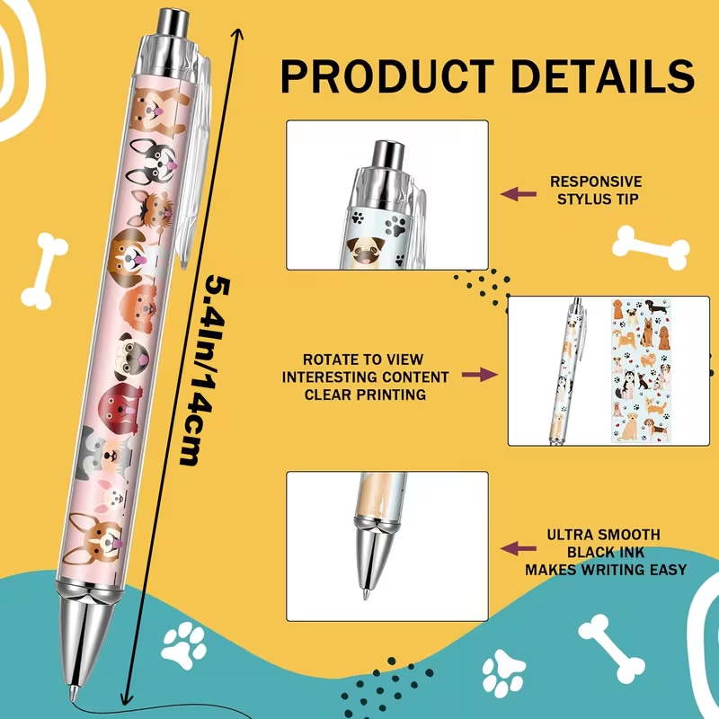 9/18 Pcs Dog Ballpoint Pen Set - Mens Grooming Kit Gift review and price