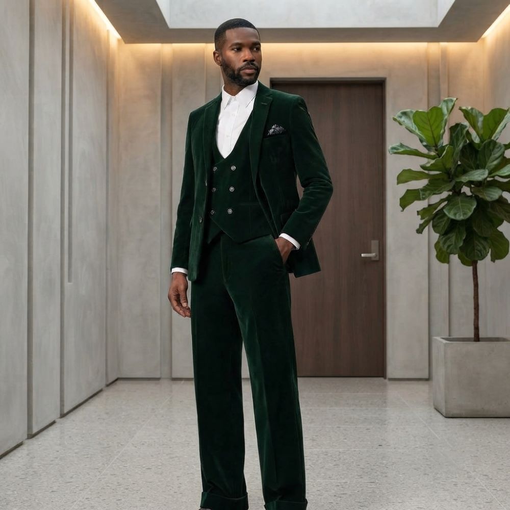 Velvet Wedding Suits for Men 3 - Men'S Grooming Awards review and price