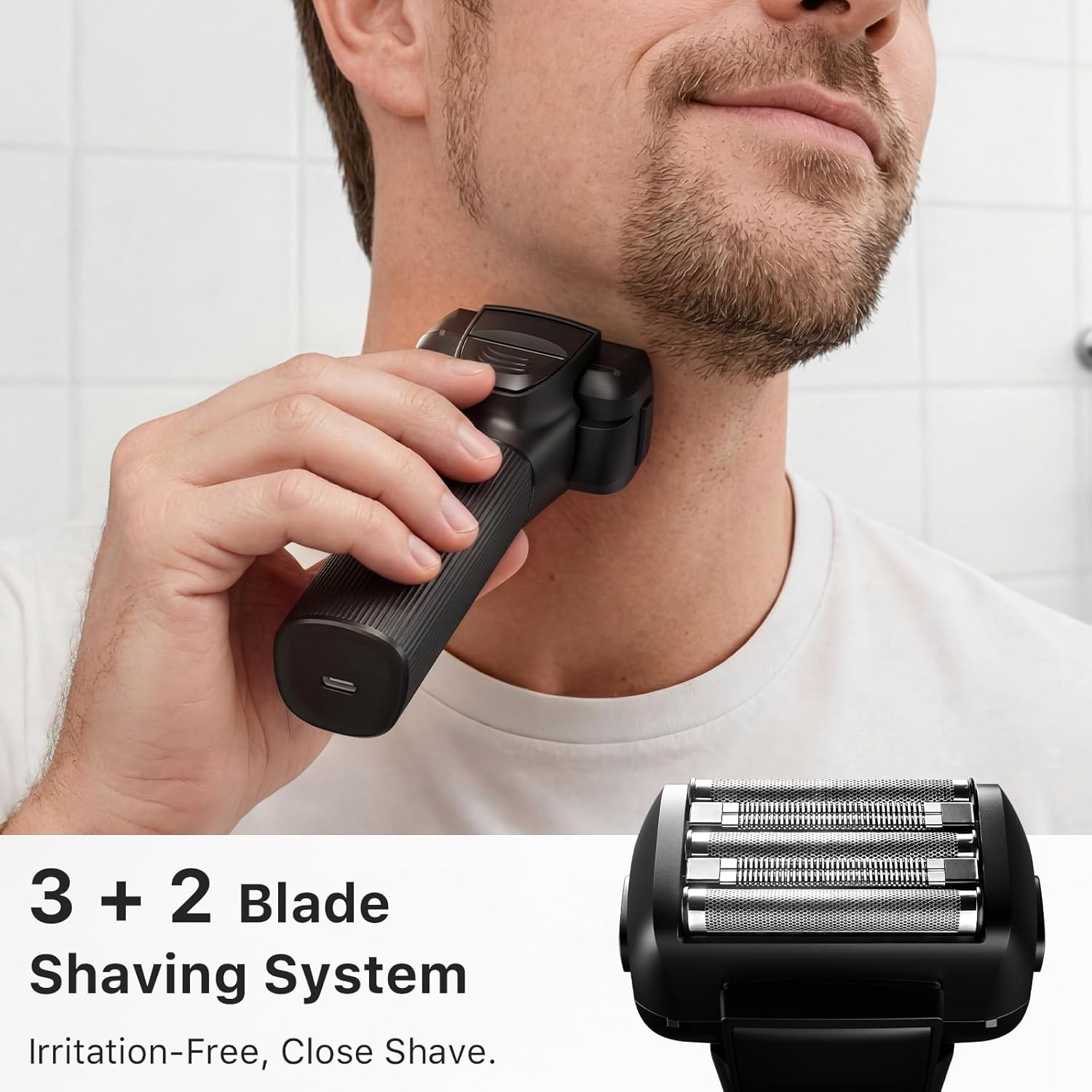 Electric Shaver, 5-Blade Foil  - Mens Grooming Kit Gift review and price